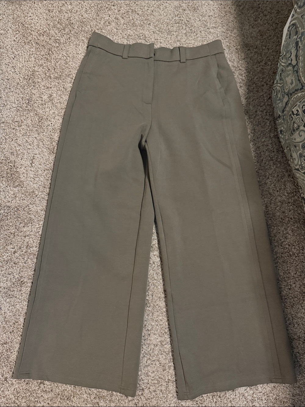 OGL Olive Wide-Leg Trousers